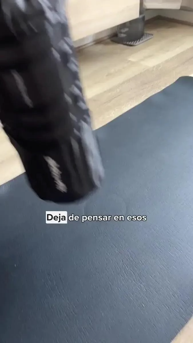 RODILLO Y SET DE ELONGACION Y MASAJE NEGRO - 2