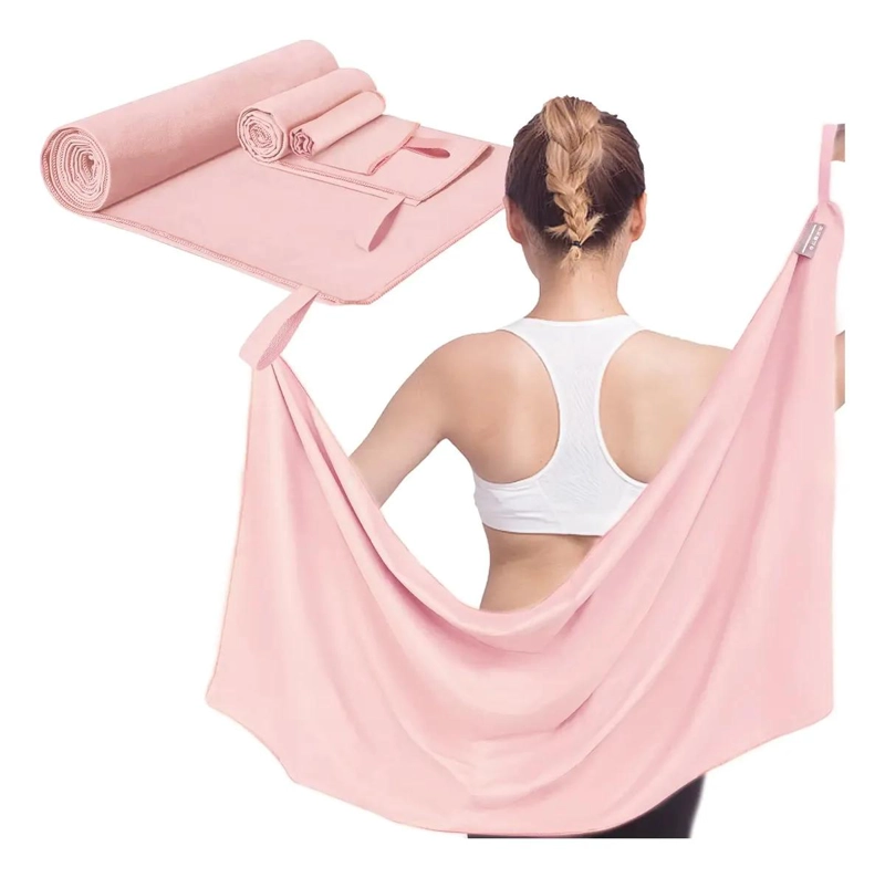 TOALLAS DEPORTIVAS MICROFIBRA 3PCS SECADO RAPIDO - 1