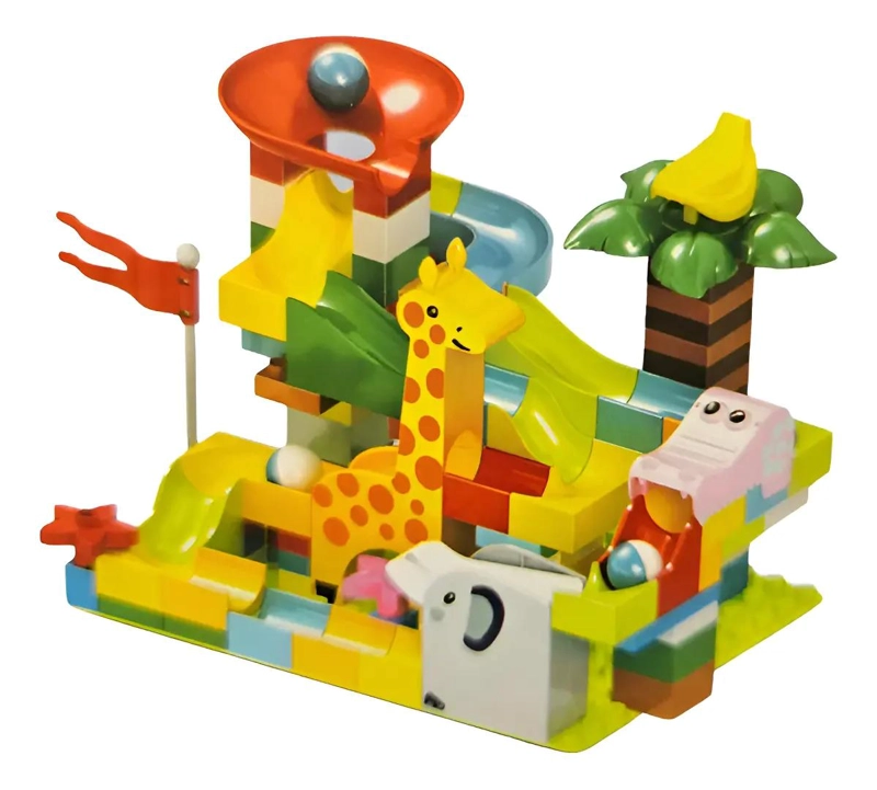 JUEGO DE BLOQUES DE CONSTRUCCION JUNGLA 120 PIEZAS - 1