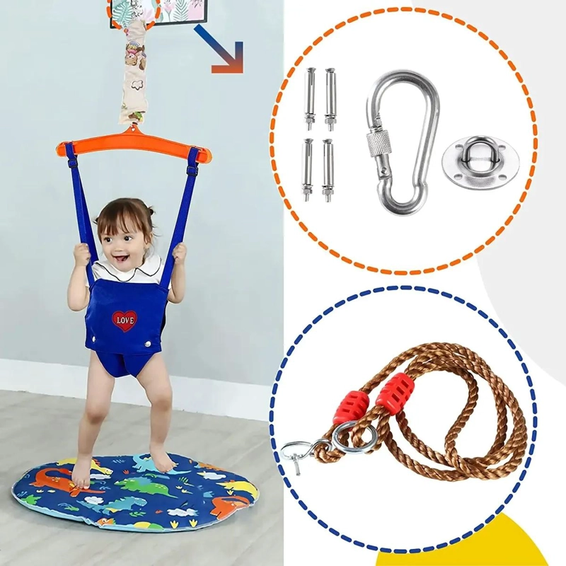 SALTADOR PARA BEBE  CON GANCHO PARA TECHO - 2