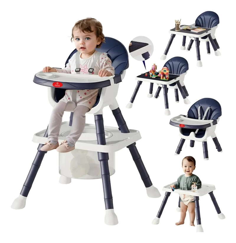 SILLA DE COMER MULTIFUNCIONAL 7 EN 1 PARA BEBE - 1