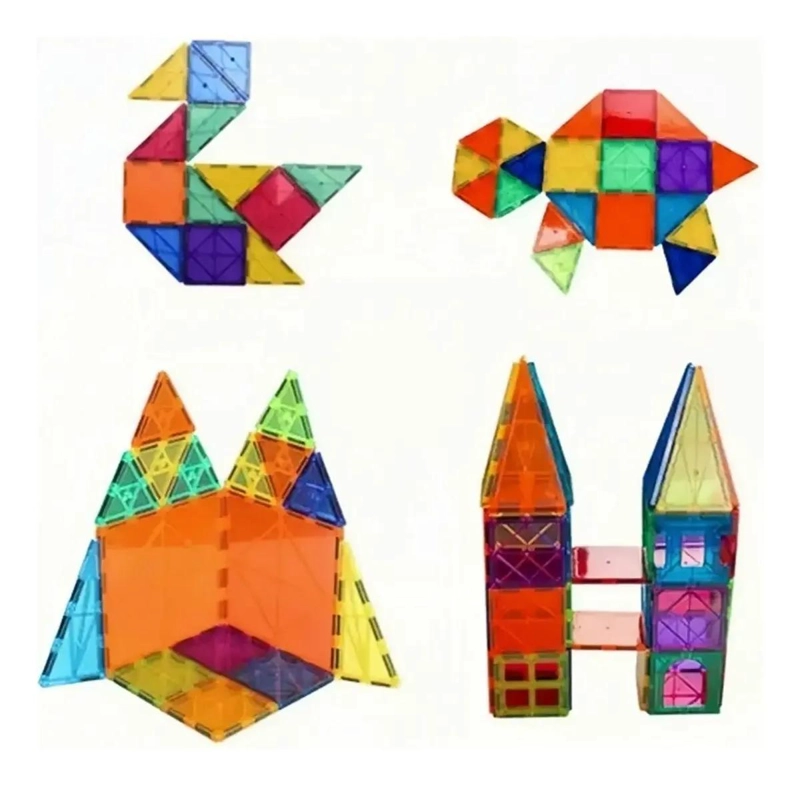 BLOQUES MAGNE TICOS DE COLORES 60 PIEZAS - 5