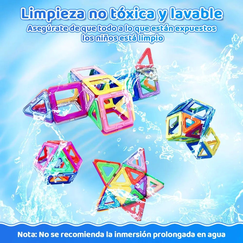SET BLOQUES MAGNE TICOS COLORIDOS 84 PIEZAS - 4
