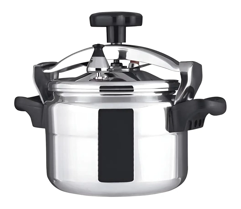 OLLA A PRESION DE 3 LITROS EN COLOR PLATEADO PARA COCINA EFICIENTE - 1