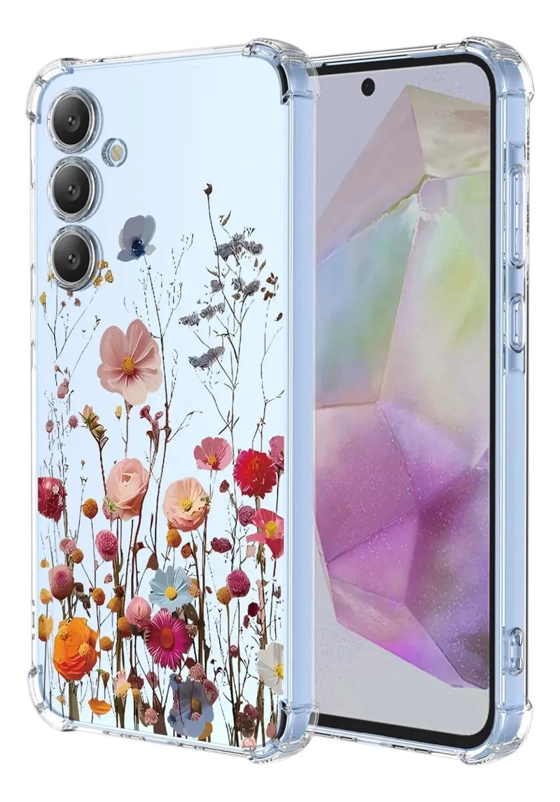 FUNDA TRANSPARENTE PARA SAMSUNG GALAXY A35 CON DIBUJOS - 1