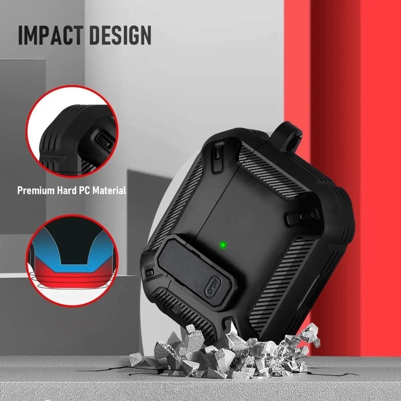 FUNDA PROTECTORA ANTIGOLPES PARA AIRPODS PRO 2 - 2