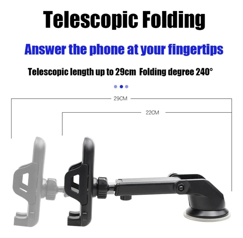 SOPORTE CELULAR AUTO 360° VENTOSA UNIVERSAL - 5