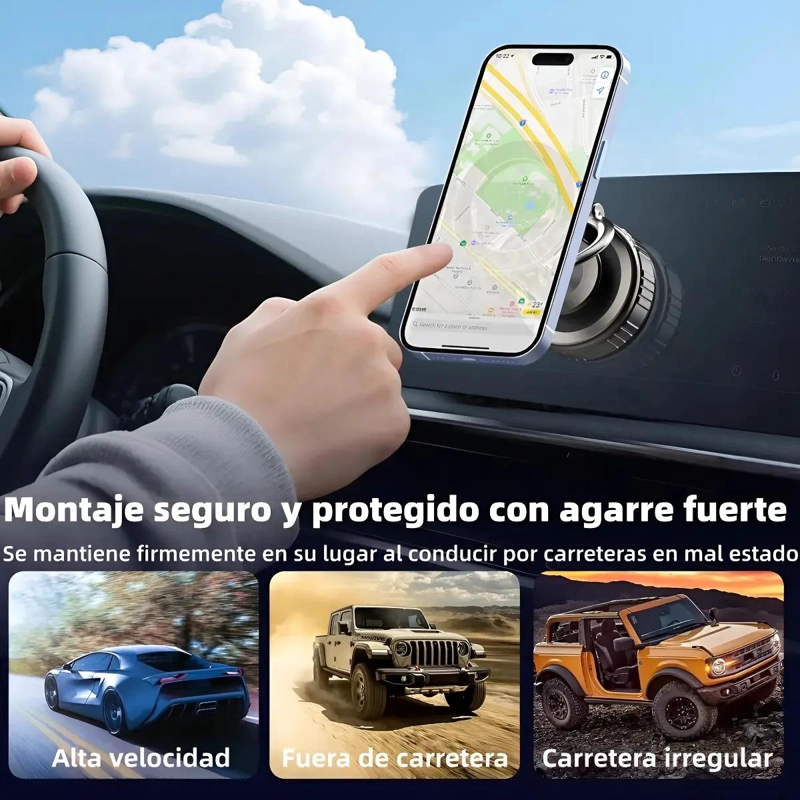 SOPORTE CELULAR MAGNE TICO 360° PARA AUTO - 3