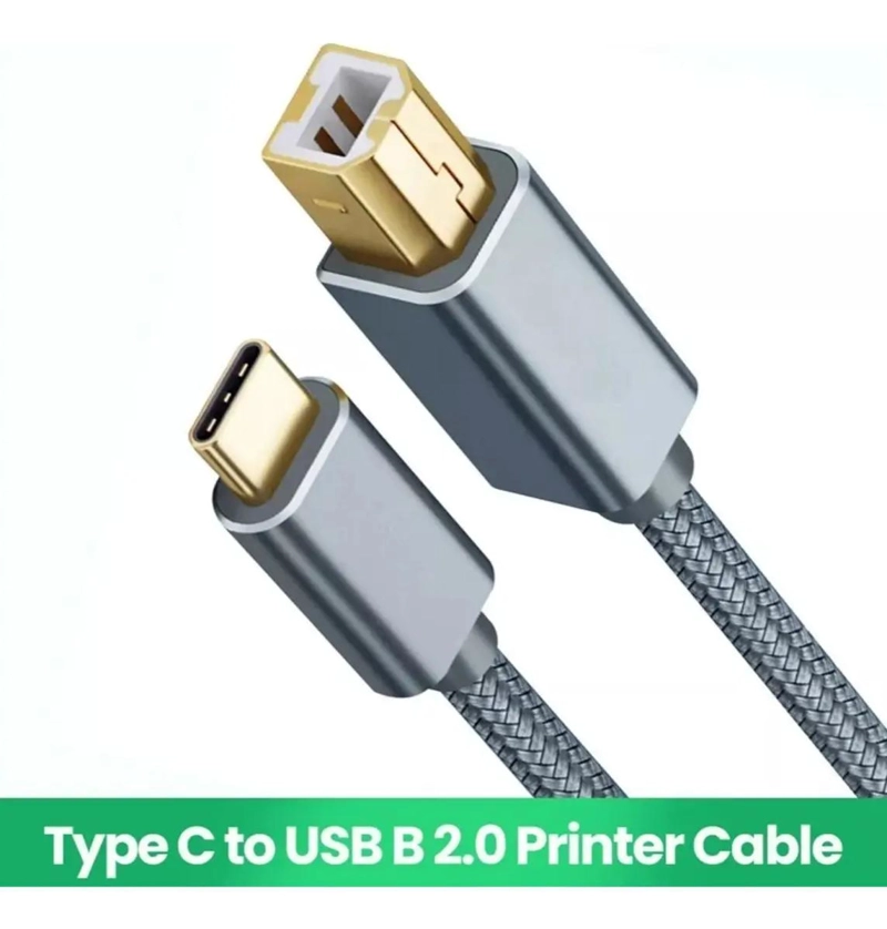 CABLE USB C A USB TIPO B 3 METROS - 5