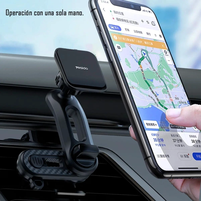 SOPORTE HOLDER REJILLA 360 PARA CELULAR - 2