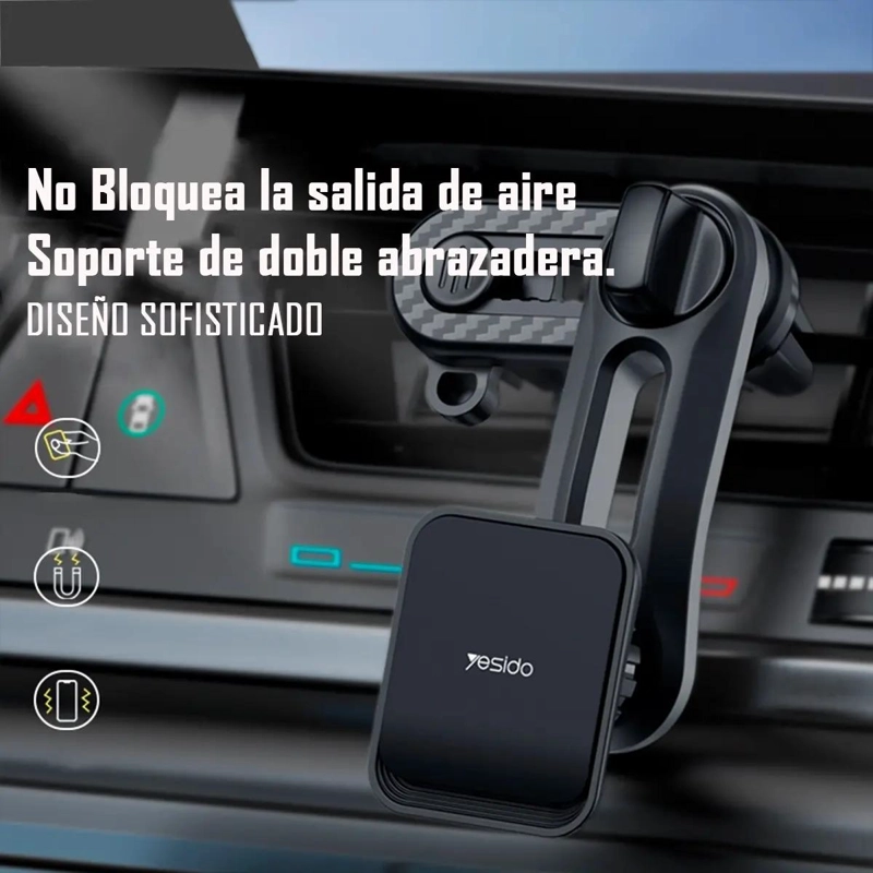 SOPORTE HOLDER REJILLA 360 PARA CELULAR - 4