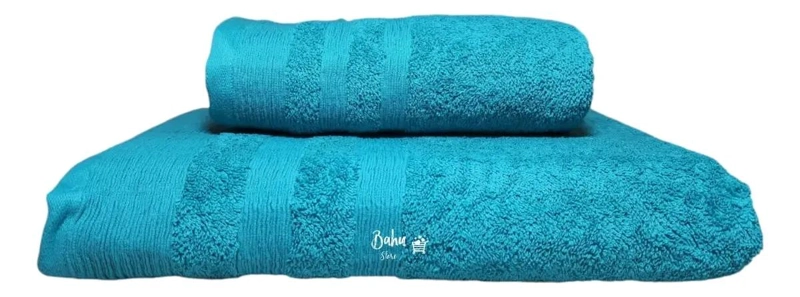 SET DE TOALLAS DE BAÑO Y MANO 100% ALGODON - 1