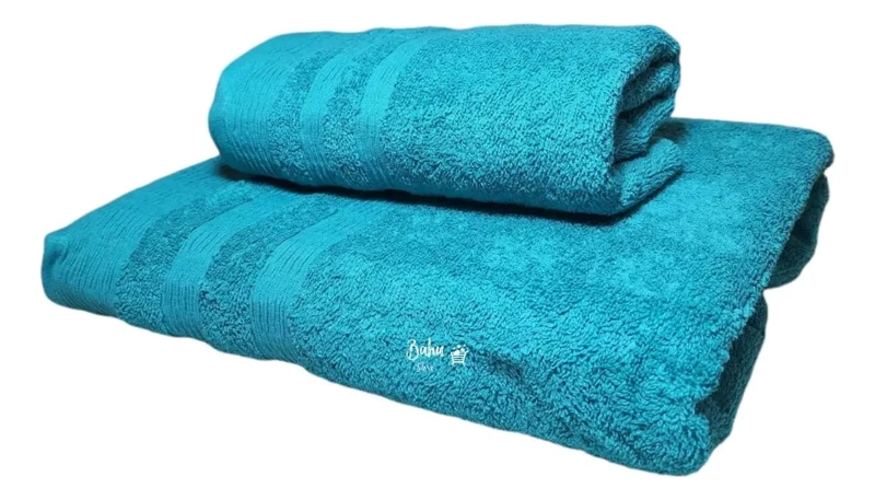 SET DE TOALLAS DE BAÑO Y MANO 100% ALGODON - 3