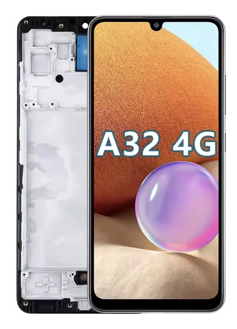 GENÉRICO PANTALLA COMPATIBLE SAMSUNG A32 4G CON MARCO Y MICA