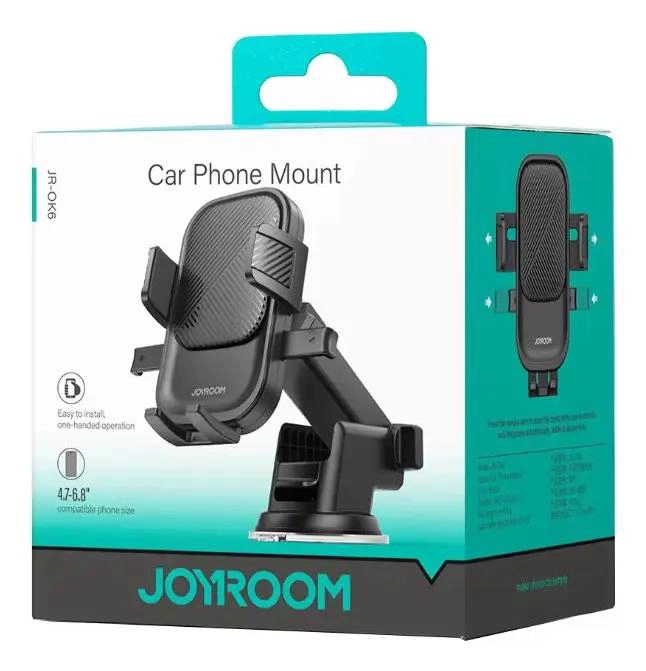 SOPORTE DE AUTO 360° VENTOSA AJUSTABLE UNIVERSAL - 4