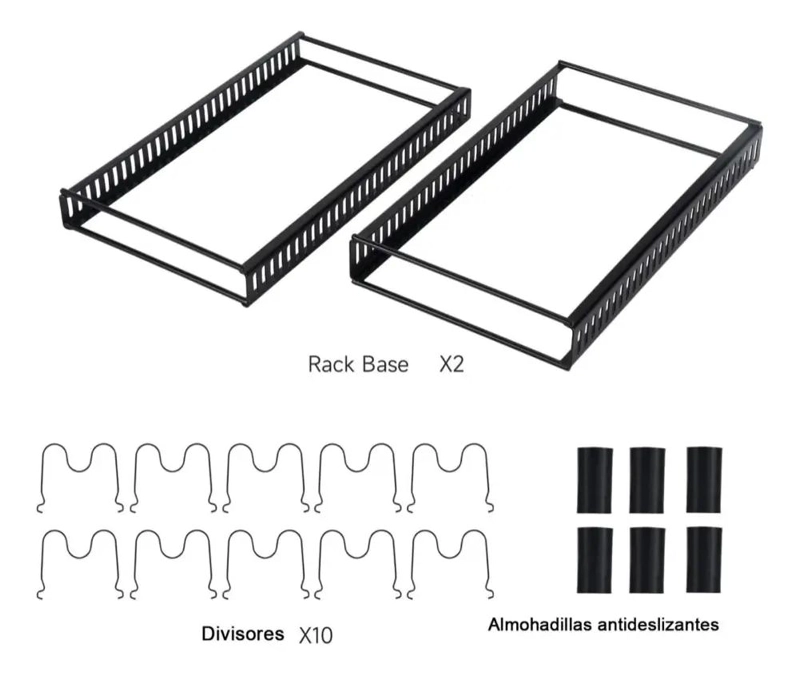 RACK ORGANIZADOR EXPANDIBLE PARA OLLAS Y TAPAS - 4