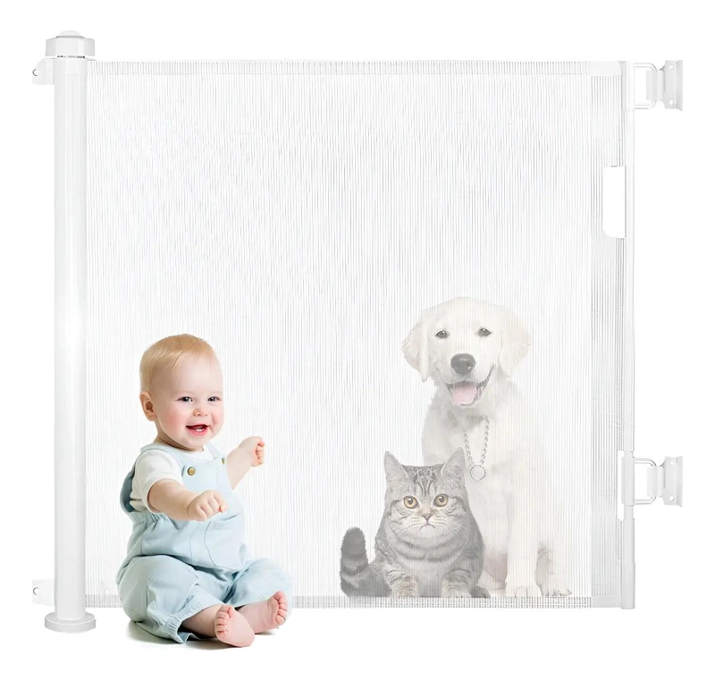 REJA DE SEGURIDAD RETRACTIL PARA BEBE S Y MASCOTAS - 1