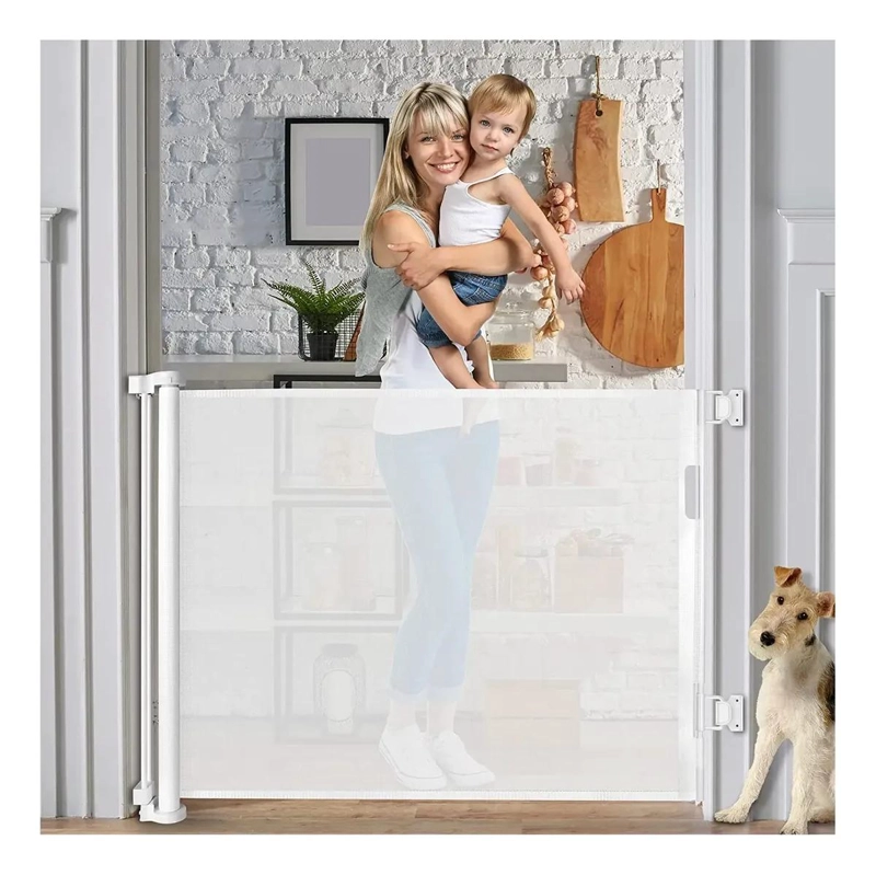 REJA DE SEGURIDAD RETRACTIL PARA BEBE S Y MASCOTAS - 2