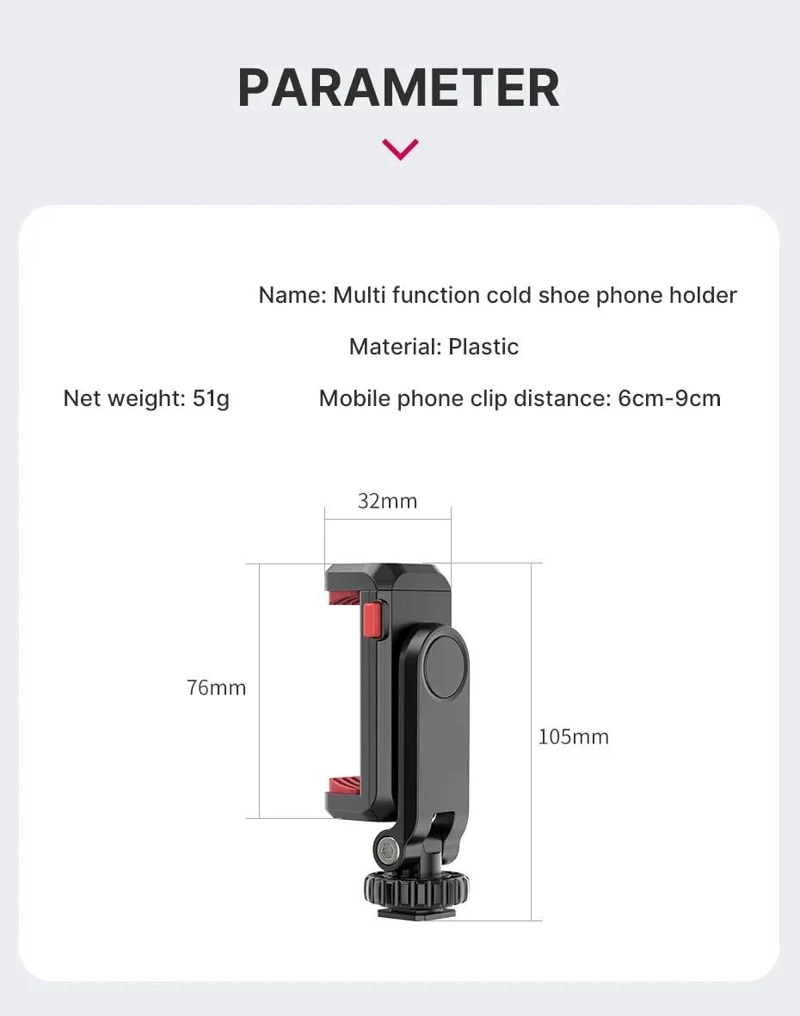 SOPORTE 360 PARA CELULAR CON ABRAZADERA FRIA - 4