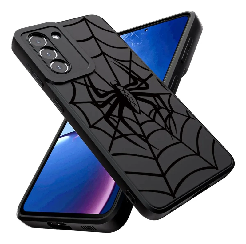 CARCASA NEGRA PARA SAMSUNG GALAXY S21 PLUS CON DIBUJOS - 1