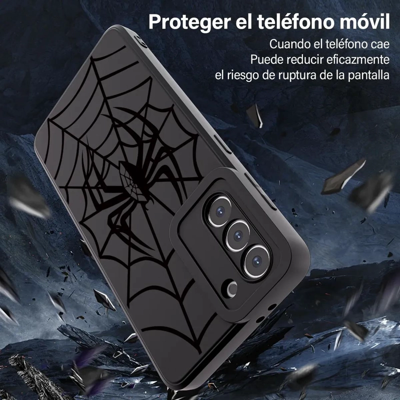 CARCASA NEGRA PARA SAMSUNG GALAXY S21 PLUS CON DIBUJOS - 4