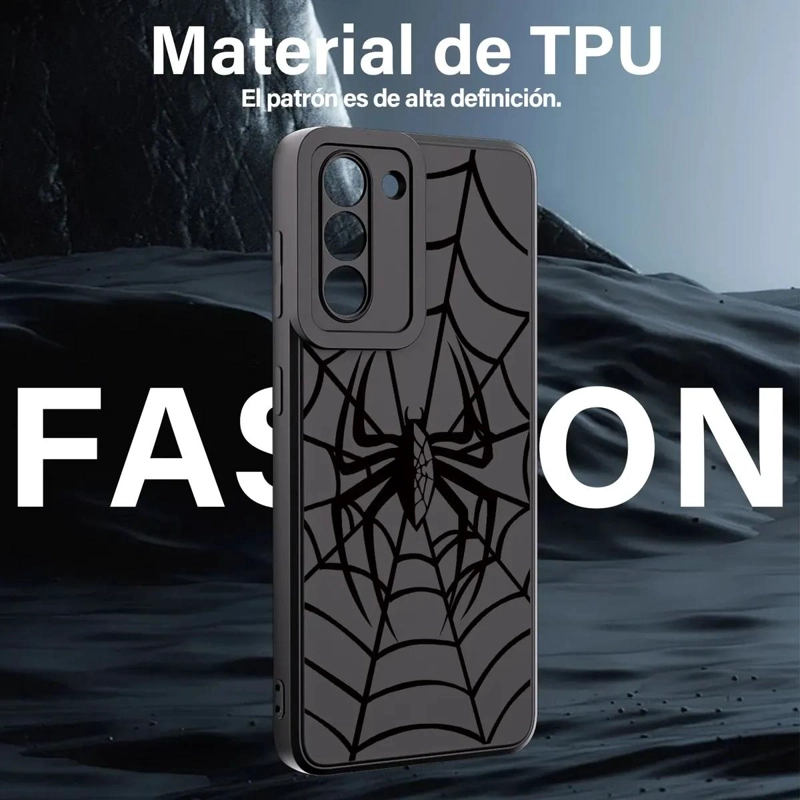 CARCASA NEGRA PARA SAMSUNG GALAXY S21 PLUS CON DIBUJOS - 5