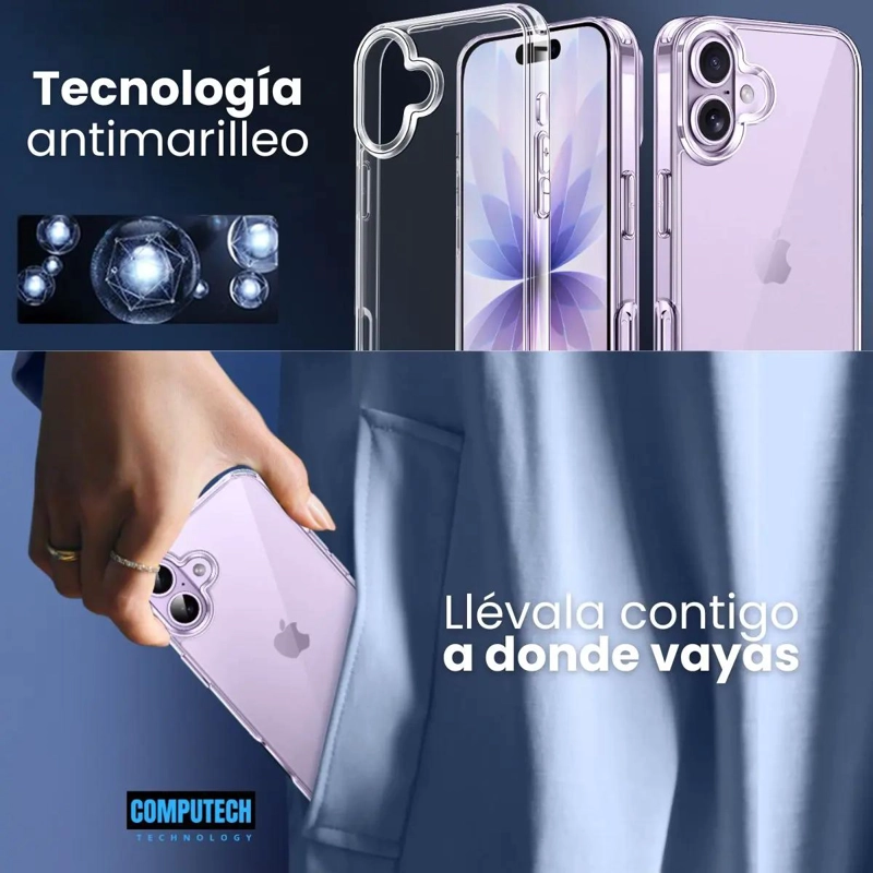 GENÉRICO FUNDA ANTISHOCK ANTIAMARILLO PARA IPHONE 17