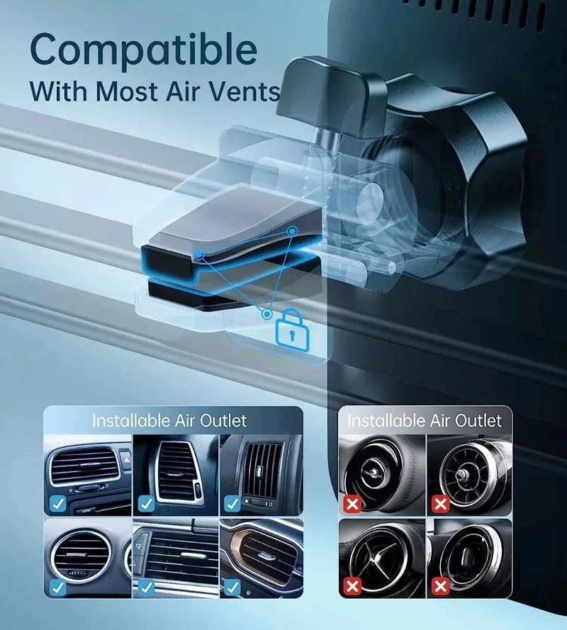 SOPORTE MAGNE TICO PARA AUTO 15W PARA SMARTPHONE - 3