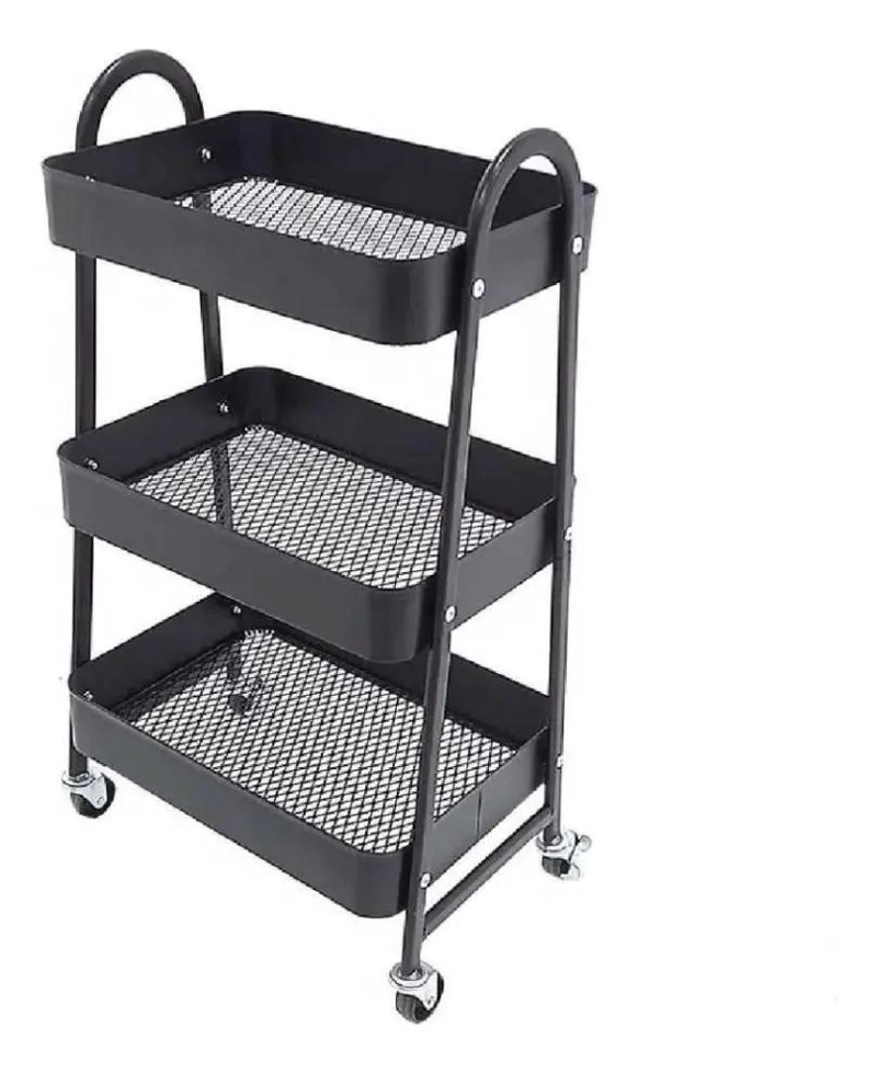 ORGANIZADOR METALICO CON RUEDAS PARA EL HOGAR - 2