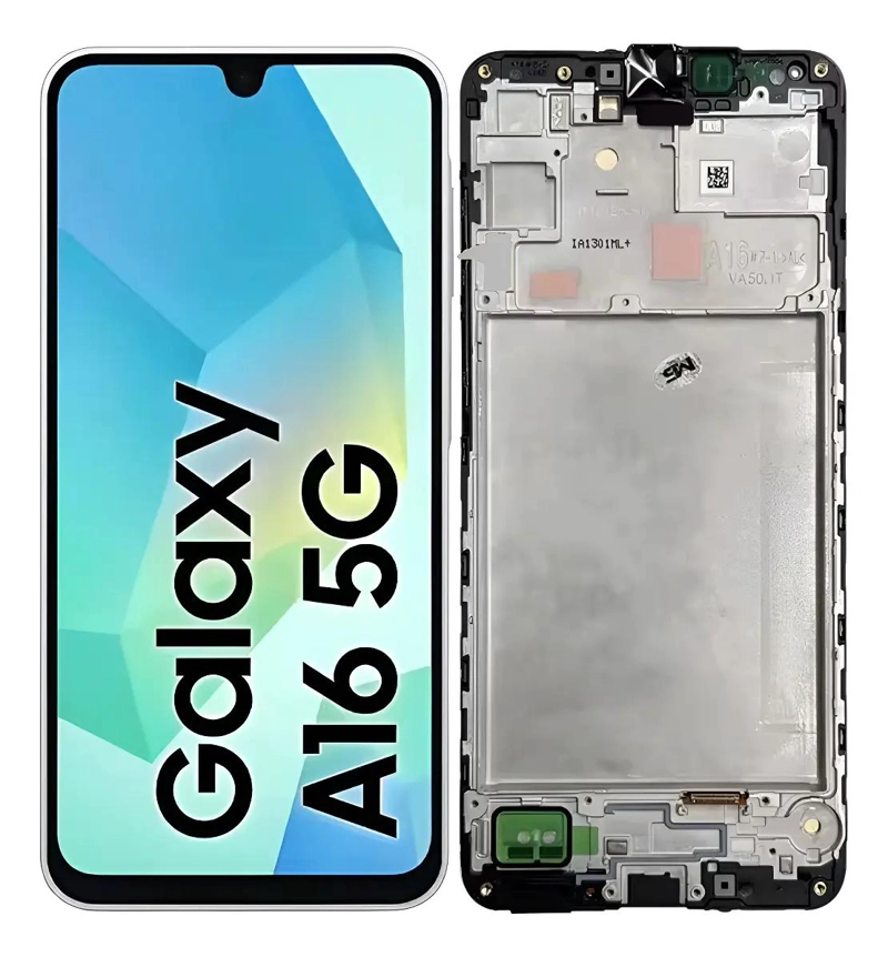 PANTALLA COMPATIBLE SAMSUNG A16 5G CON MARCO Y PROTECTOR - 1