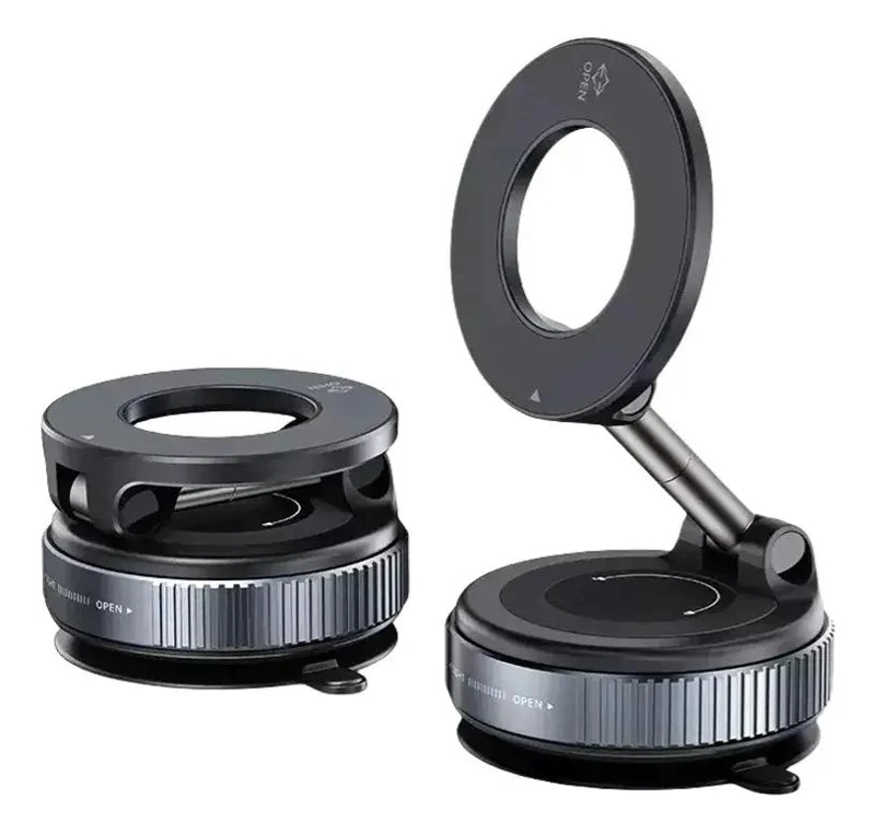 SOPORTE MAGNE TICO PARA CELULAR CON VENTOSA 360° - 3
