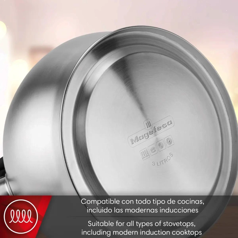 TETERA DE ACERO INOXIDABLE 3 LITROS - 5