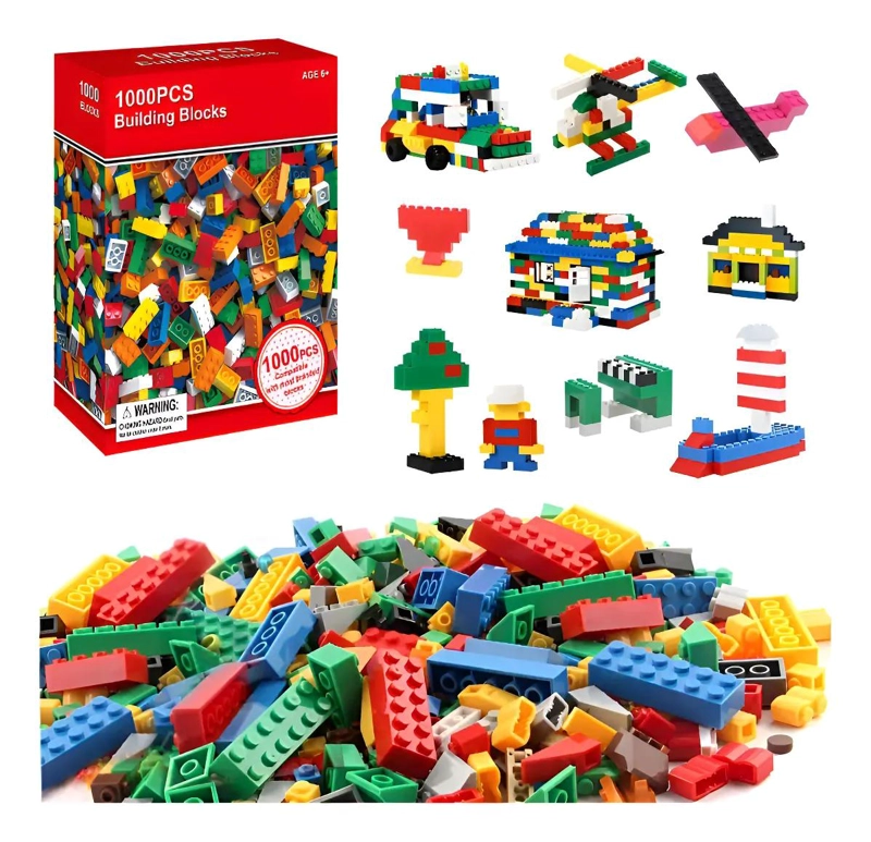 JUGUETES DE BLOQUES DE CONSTRUCCION 1000 PIEZAS - 1