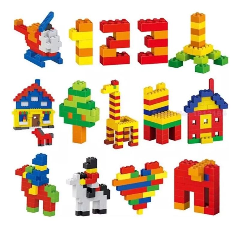 JUGUETES DE BLOQUES DE CONSTRUCCION 1000 PIEZAS - 3