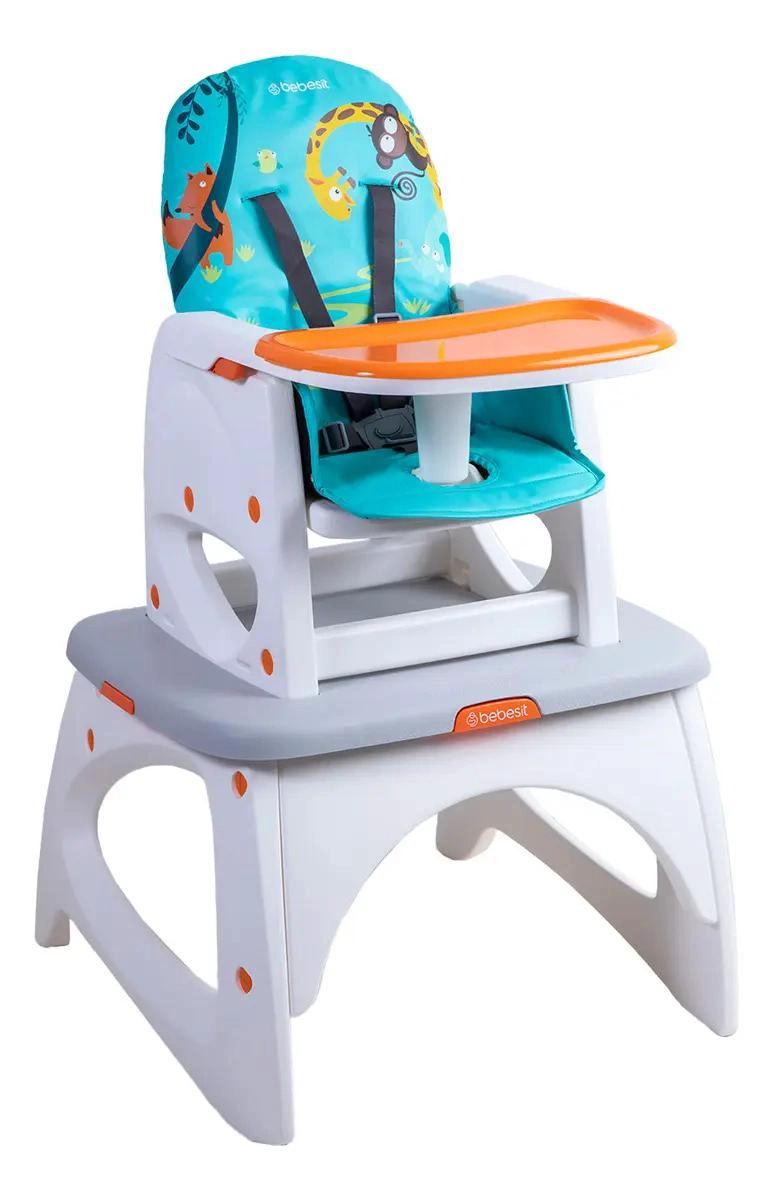 SILLA DE COMER BALANCIN AZUL PARA BEBE S - 2