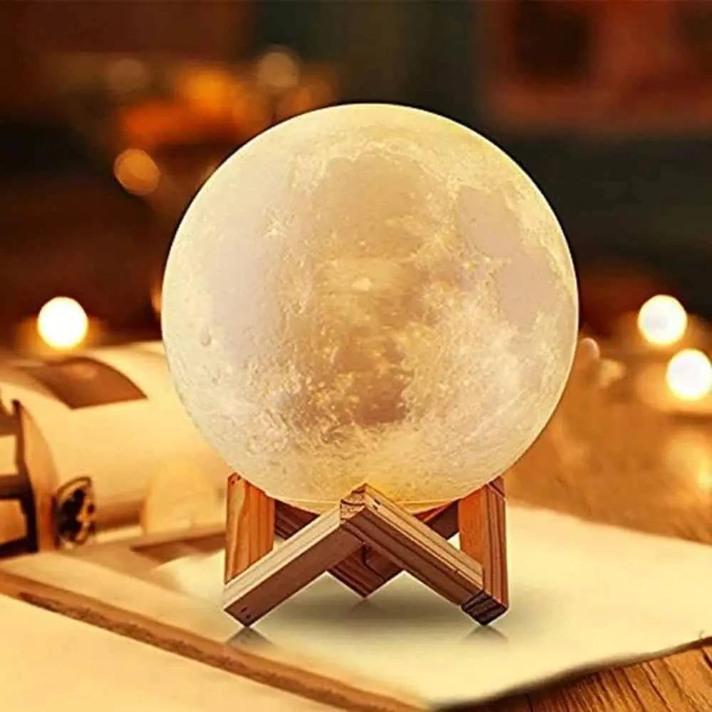 LAMPARA LUNA 3D DECORATIVA PARA NIÑOS - 2