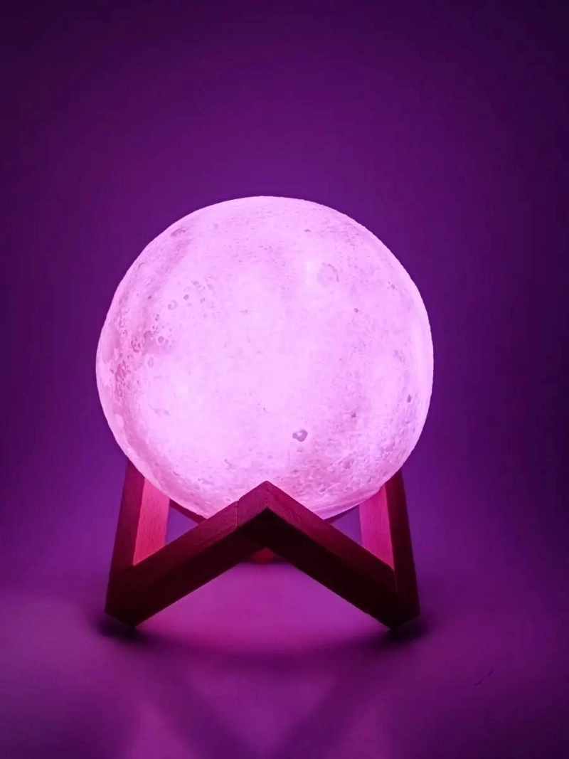 LAMPARA LUNA 3D DECORATIVA PARA NIÑOS - 4