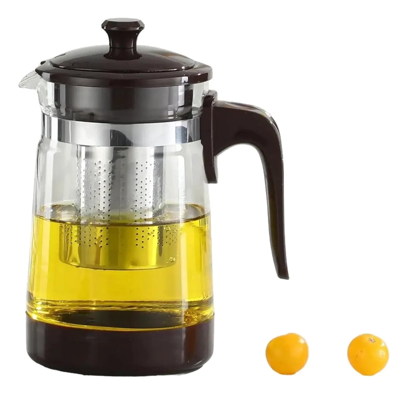 TETERA DE VIDRIO BOROSILICATO CON INFUSOR 900ML - 1
