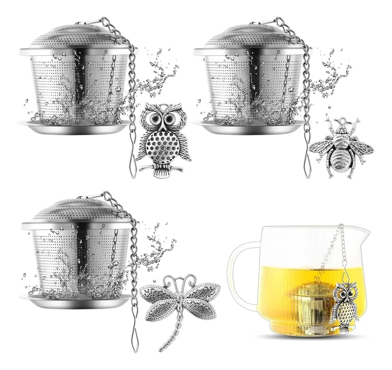SET DE 3 INFUSORES PARA TE  Y BOLSAS VACIAS - 1