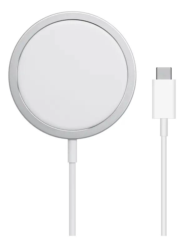 GENÉRICO CARGADOR INALAMBRICO MAGNE TICO PARA IPHONE BLANCO