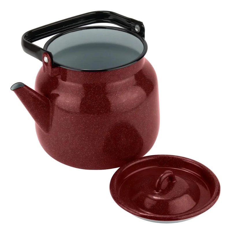 TETERA ESMALTADA 3.5 L COLOR ROJO - 3