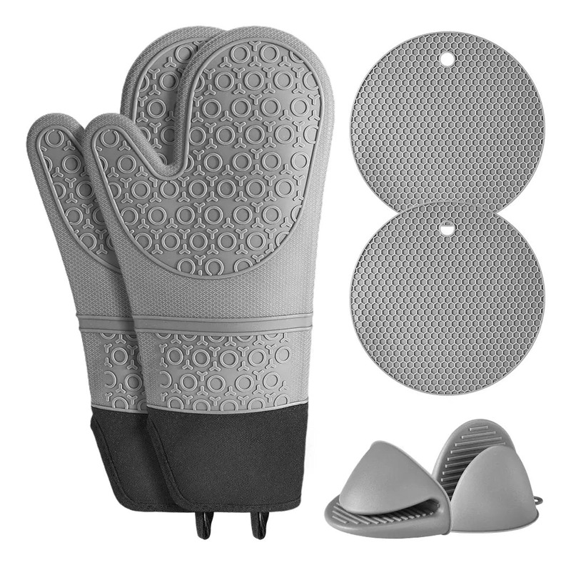 GUANTES DE ALTA TEMPERATURA PARA HORNEAR 6 PIEZAS - 1