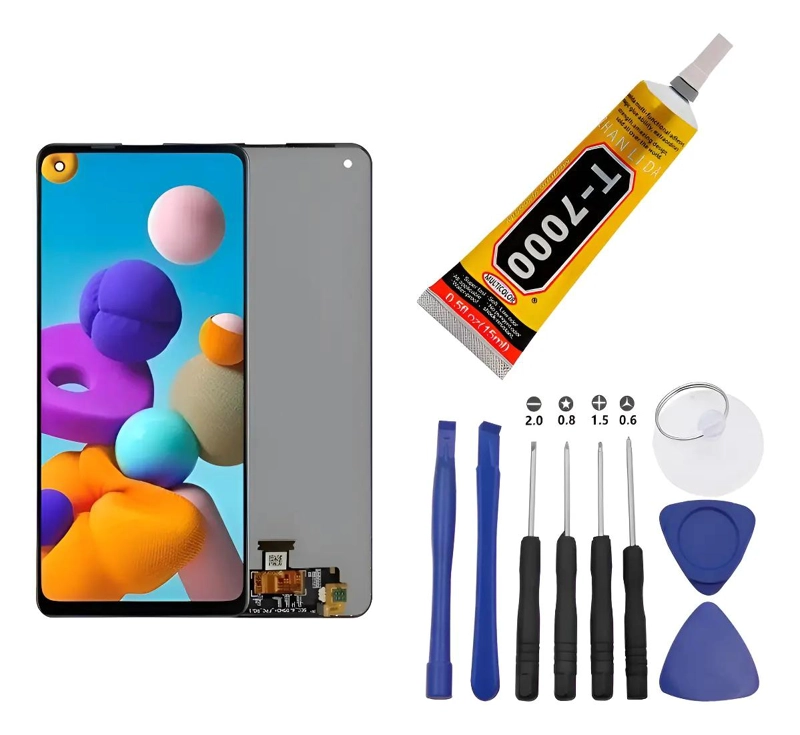 GENÉRICO PANTALLA PARA SAMSUNG A21S CON KIT DE HERRAMIENTAS