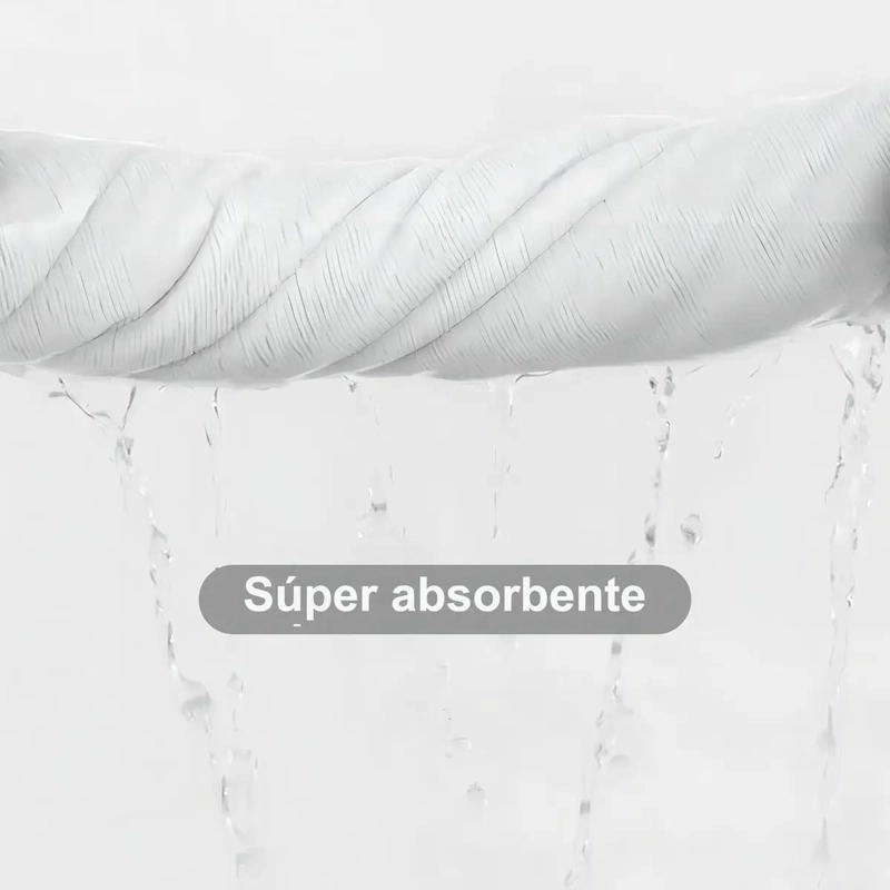 JUEGO DE 6 TOALLAS DE BAÑO GRANDES ALGODON 70X140 CM - 2