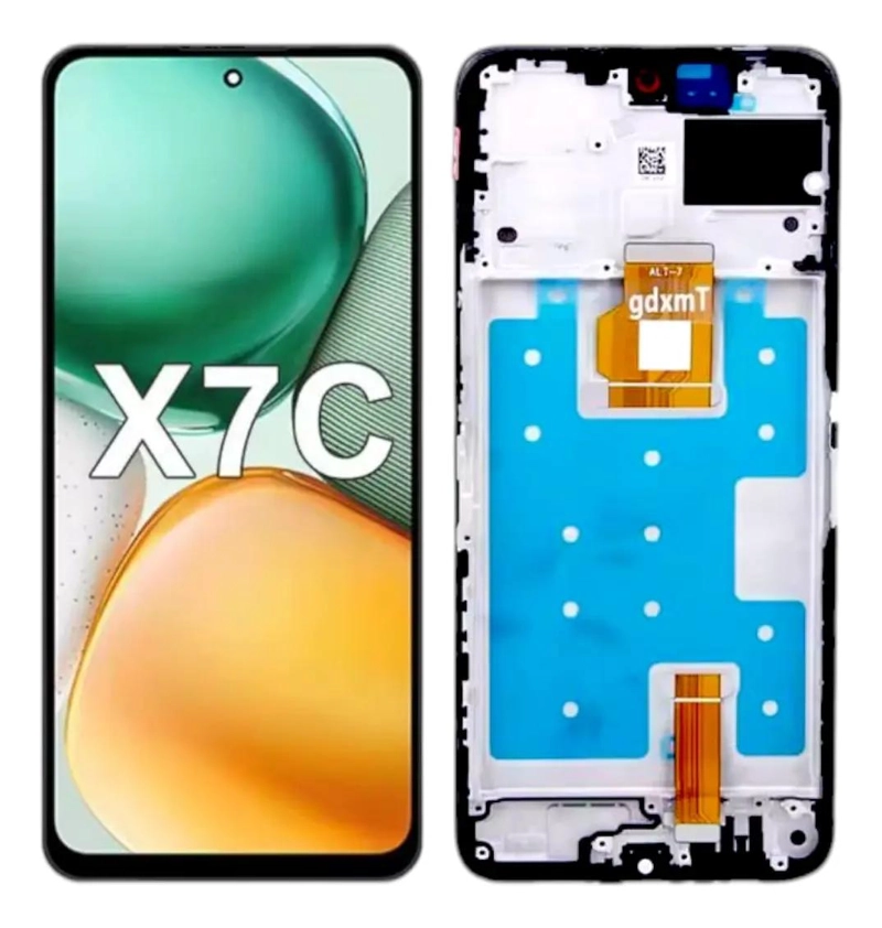 GENÉRICO PANTALLA COMPATIBLE HONOR X7C CON MARCO Y PROTECTOR