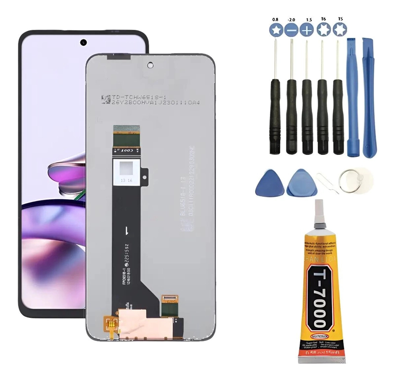 PANTALLA MOTO G13 CON PEGAMENTO Y DESTORNILLADOR - 1