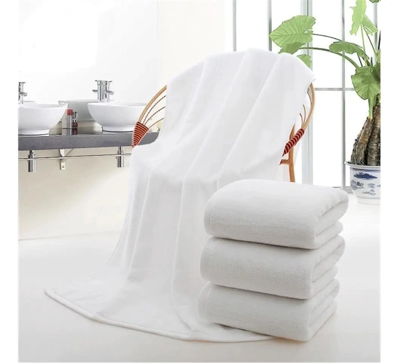 PACK 6 TOALLAS DE BAÑO ALGODON 140X70 BLANCO - 2