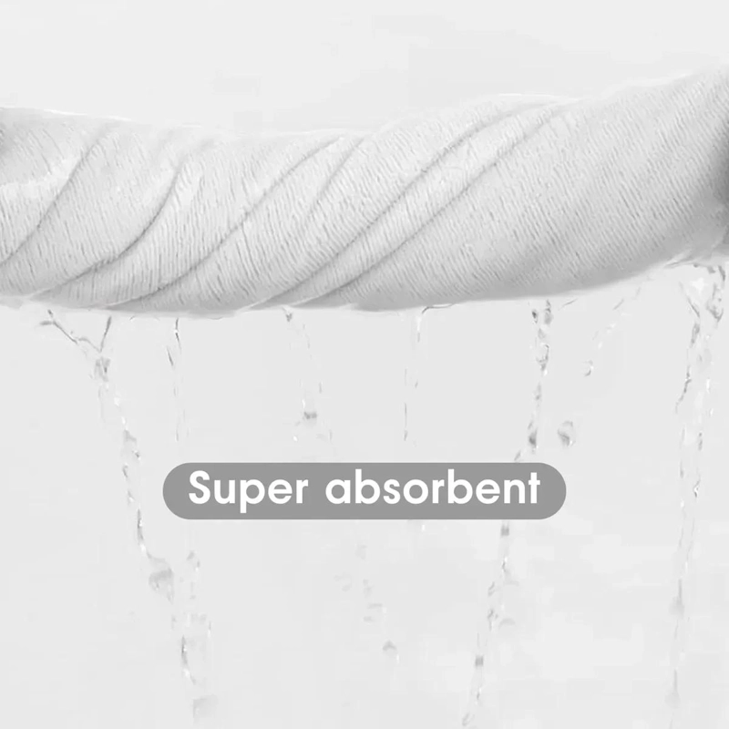 PACK 6 TOALLAS DE BAÑO ALGODON 140X70 BLANCO - 5
