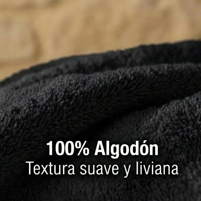 JUEGO DE 4 TOALLAS DE BAÑO GRANDES DE ALGODON - 3