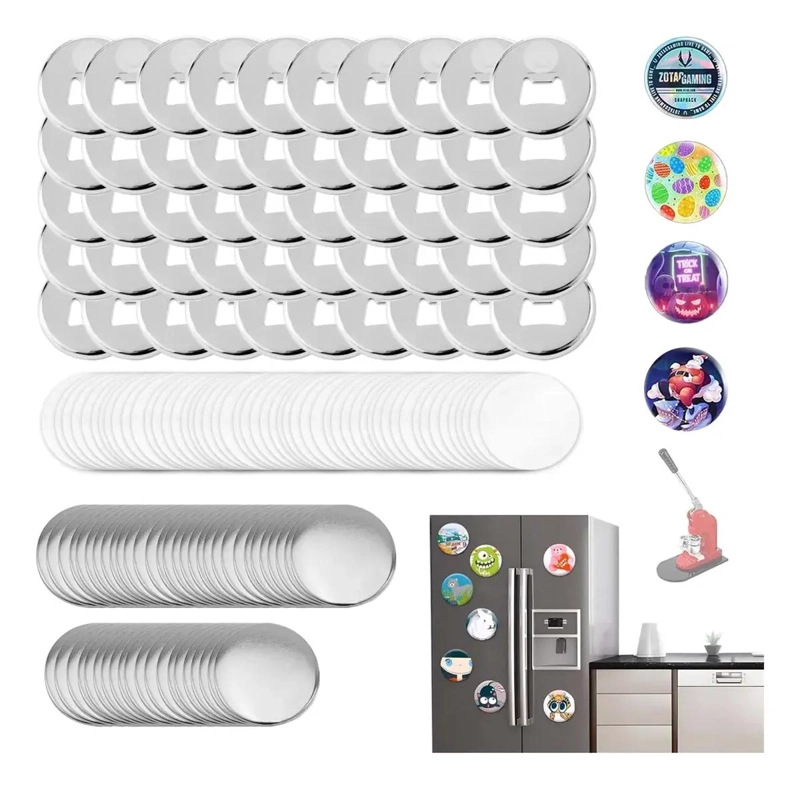 LLAVERO DESTAPADOR BOTON CHAPITA 58 MM 50 PCS - 1